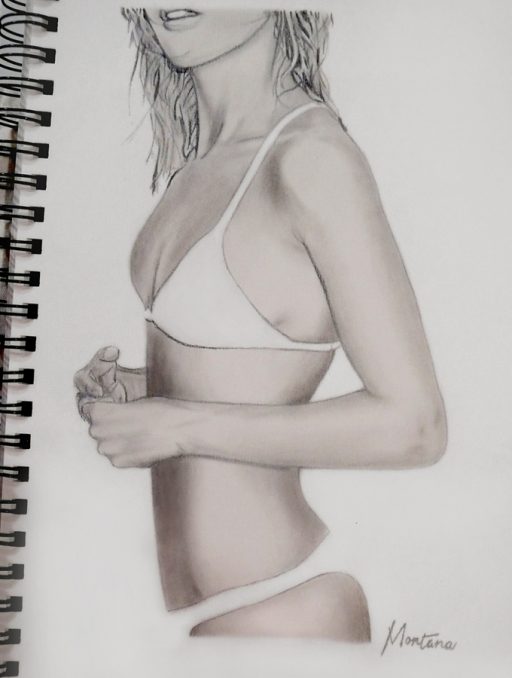 Montana Engels artist drawing nokini