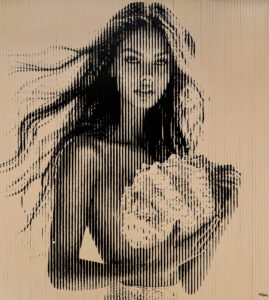 Montana-Engels-stripes-painting-portrait-mistral-beige-warm-grey-mauritius-sand-WEB