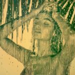 Montana-Engels-stripes-painting-portrait-echoes-of-eternity-yellow-green-WEB