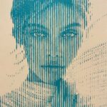 Montana-Engels-stripes-painting-portrait-sarakiniko-beige-turquoise-milos-WEB